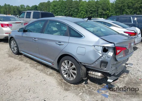 2017 Hyundai Sonata Sport z USA, uszkodzony, nr VIN 5NPE34AF7HH510142